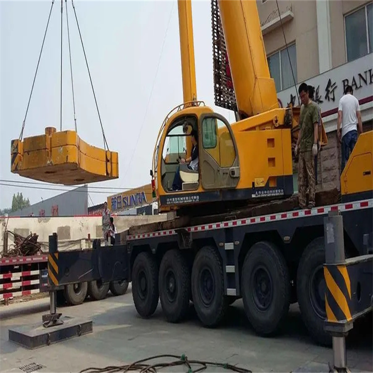 景德镇当地吊车出租|机器吊装|75吨|工厂搬迁服务